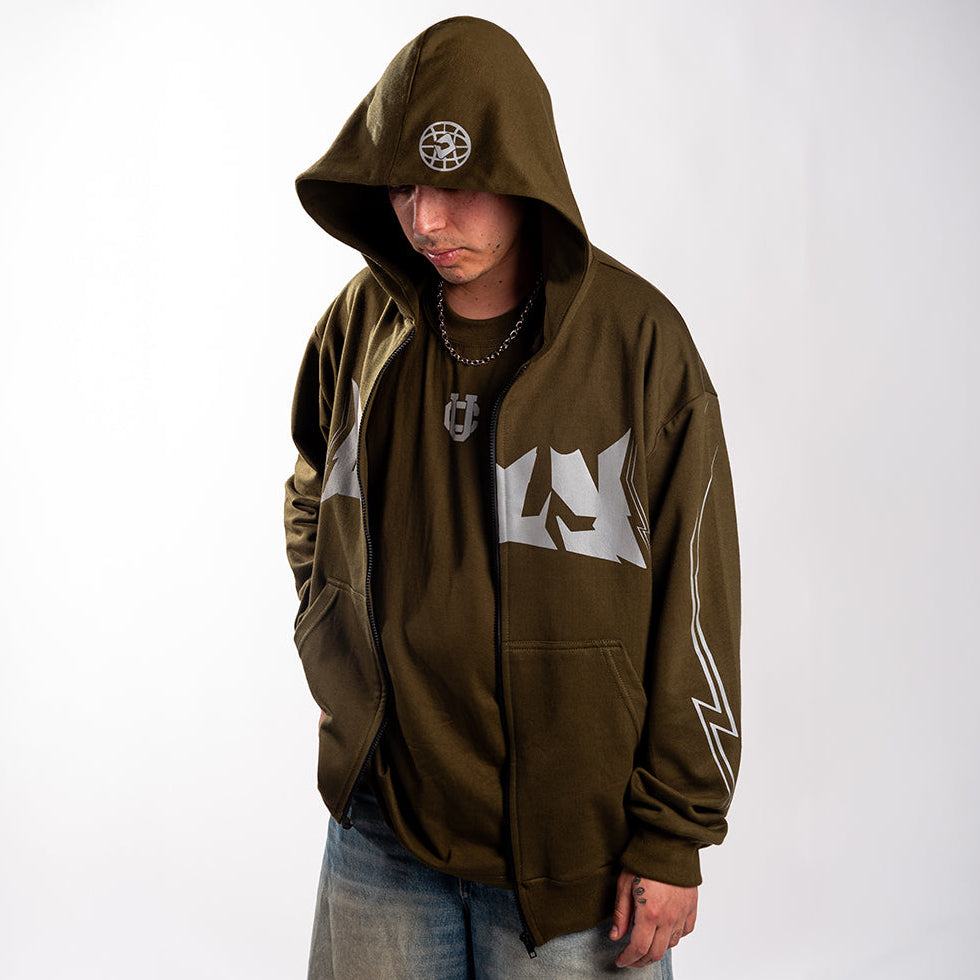 Hoodie Ugly Reflex Zip