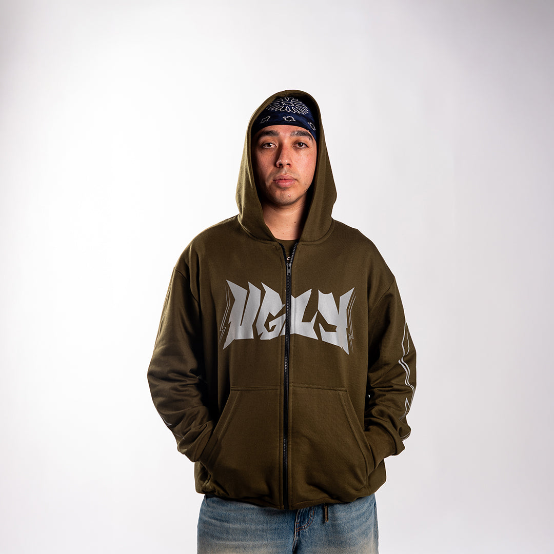 Hoodie Ugly Reflex Zip