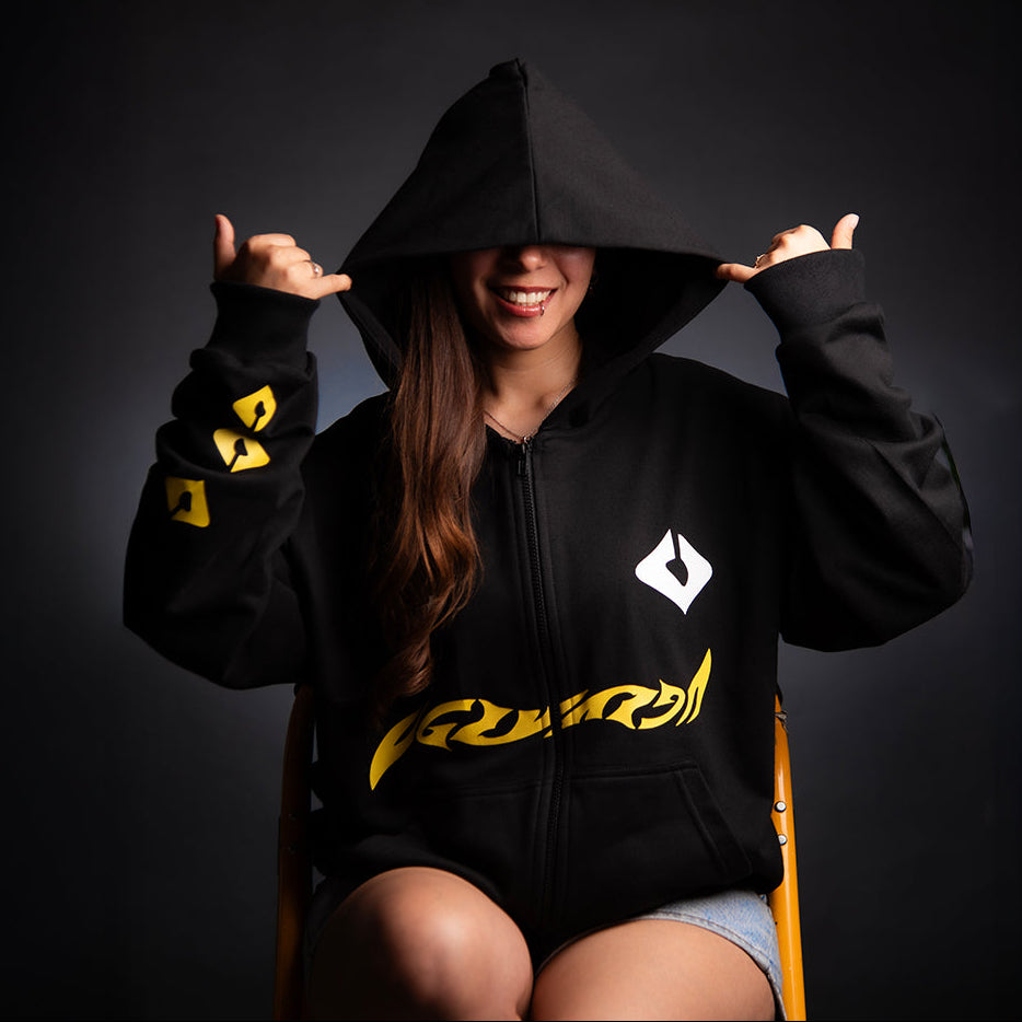 Hoodie Ugly Crew Black Zip