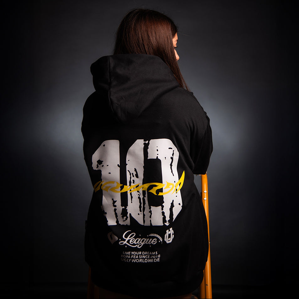 Hoodie Ugly Crew Black Zip