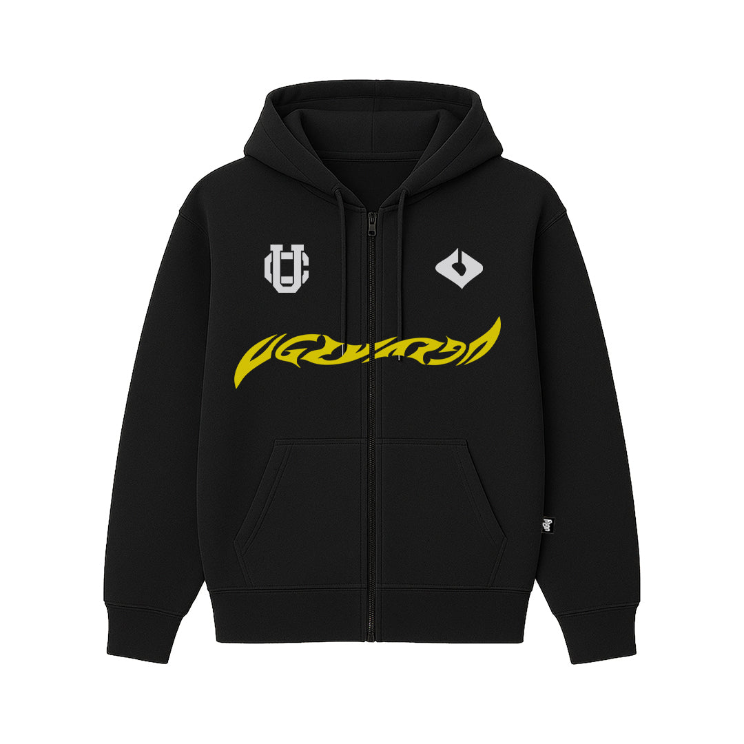Hoodie Ugly Crew Black Zip