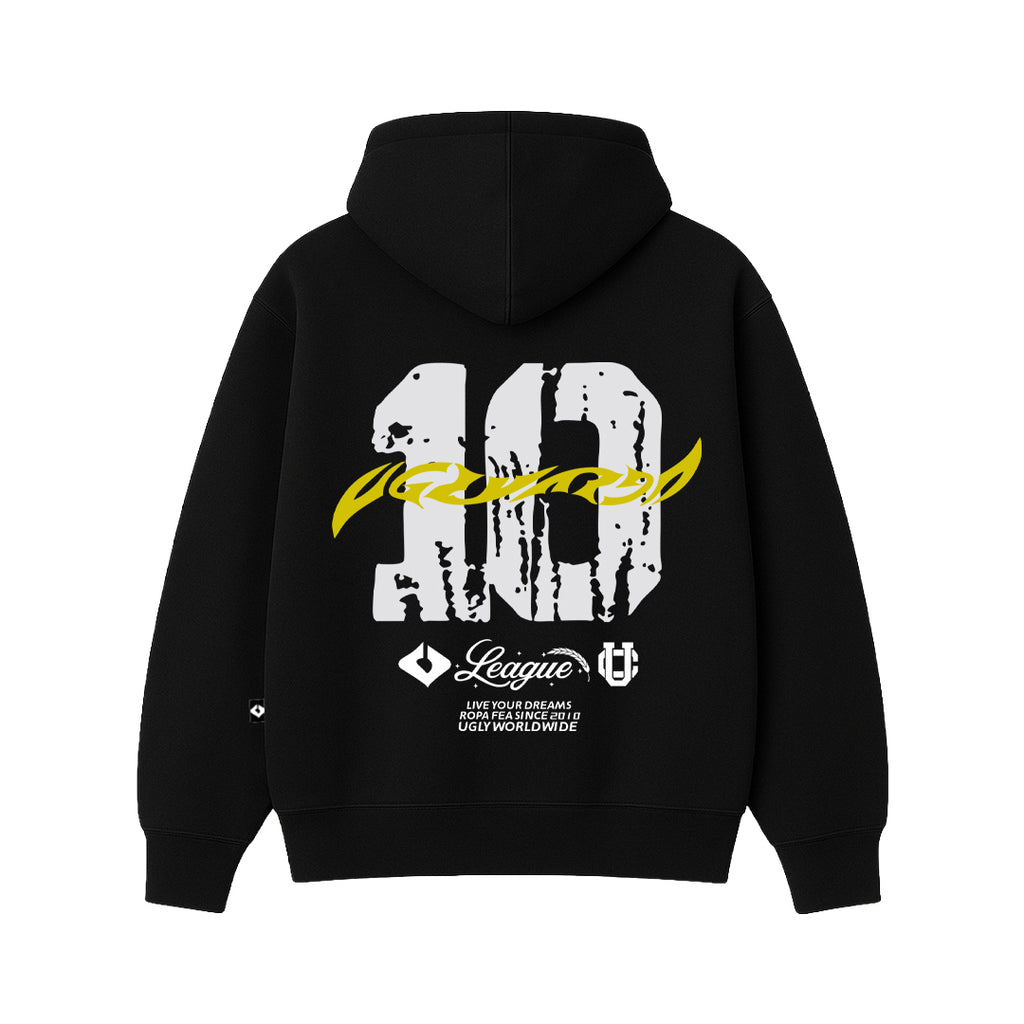 Hoodie Ugly Crew Black Zip