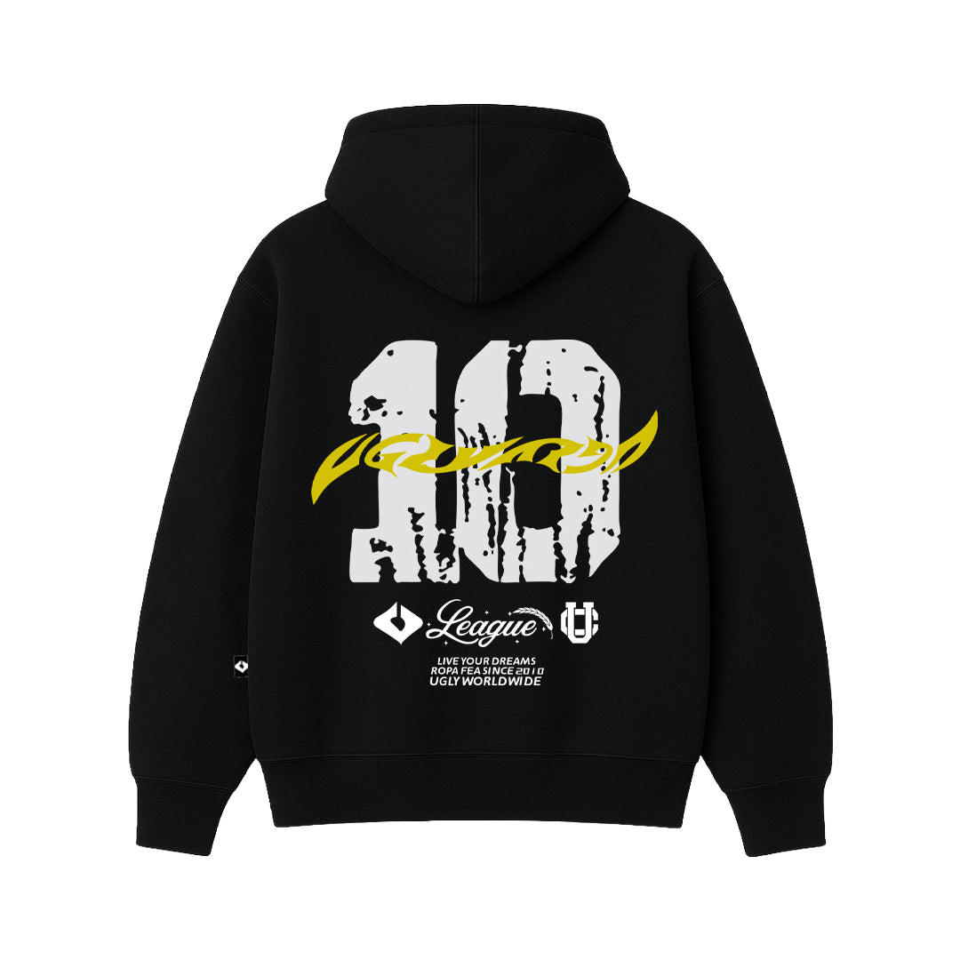 Hoodie Ugly Crew Black Zip